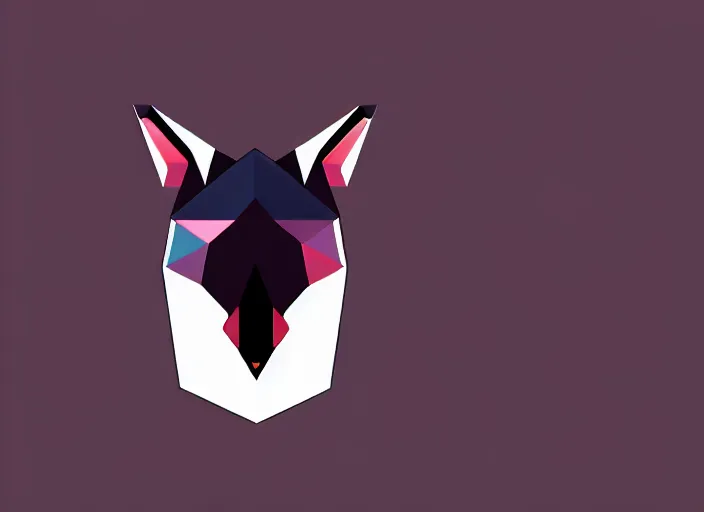 Image similar to digital art minimal vector animal! detailed wallpaper trending on artstation