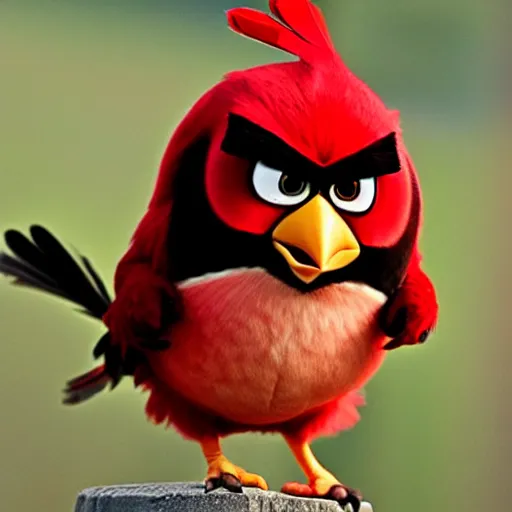 Image similar to An extremely angry bird.