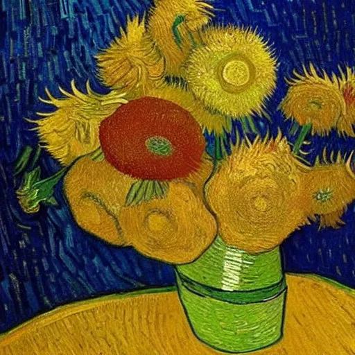 Prompt: an unusually beautiful bouquet in the sunny room of his beloved wife, wrote van gogh