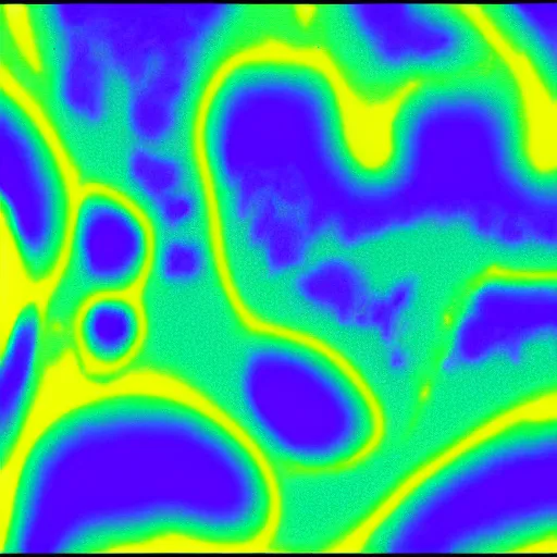 Image similar to an ultrasound of the first prismatic jchild made of perlin noise born in latent space