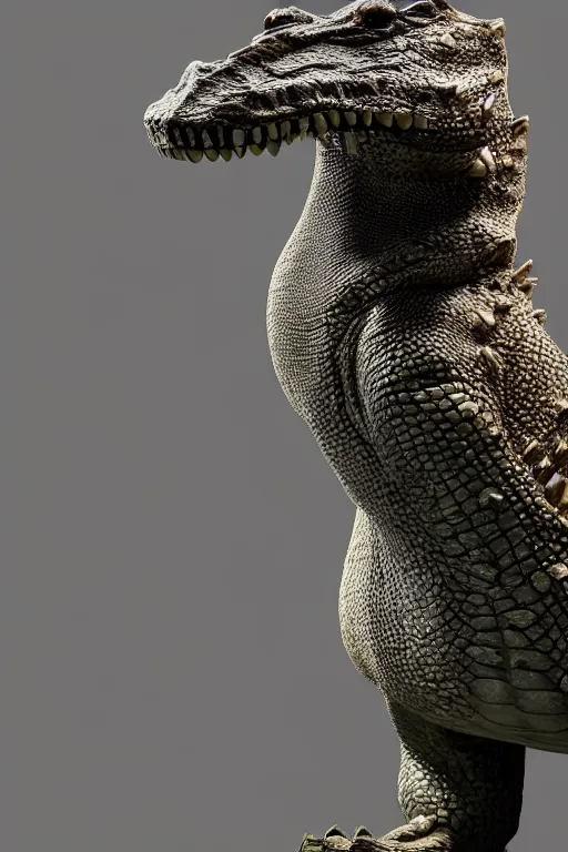 Prompt: a alligator wearing a formal overcoat, portait photo profile picture, hyperrealistic concept art, octane render, unreal engine 5, digital art hi