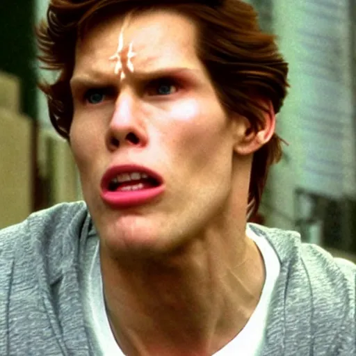 Image similar to Live Action Still of Jerma in Rocky, real life, hyperrealistic, ultra realistic, realistic, highly detailed, epic, HD quality, 8k resolution, body and headshot, film still