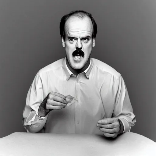 Image similar to john cleese made out of cheese