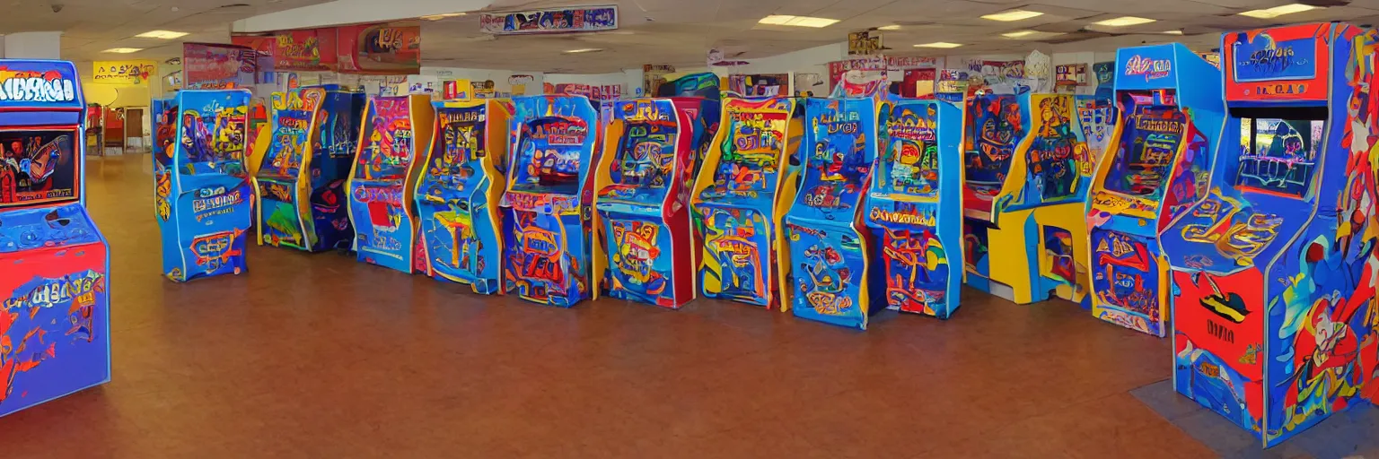 Prompt: 1990's arcade