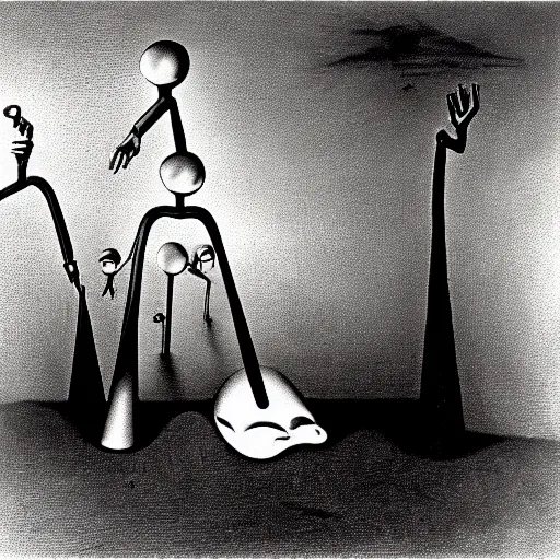 Image similar to the scariest image ever seen, by yves tanguy