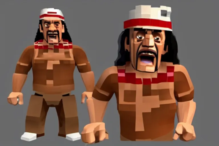 Prompt: danny trejo in roblox