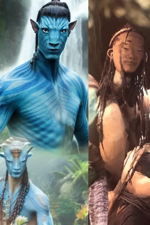 Prompt: photo of real life Ty Lee from Avatar