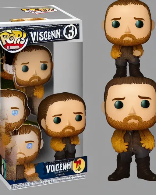 Image similar to full body 3d render of vincent van Gogh as a funko pop, studio lighting, white background, blender, trending on artstation, 8k, highly detailed