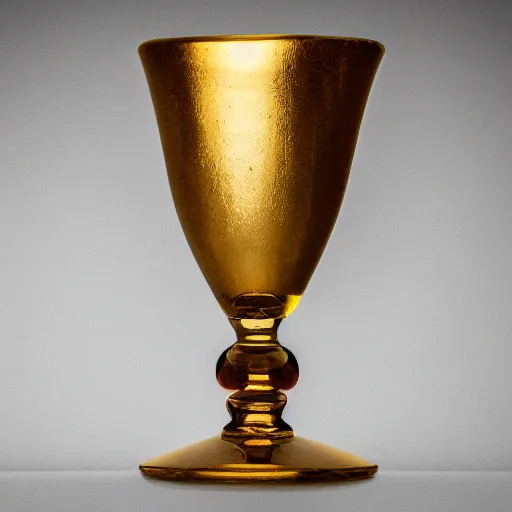 Prompt: studio photography of 1st century wine goblet and matzah, studio lighting, solid color background 8k