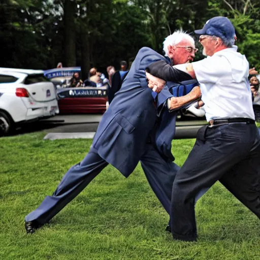 Image similar to bernie sanders using force lightning