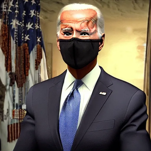 Image similar to joe biden stealing in skyrim game