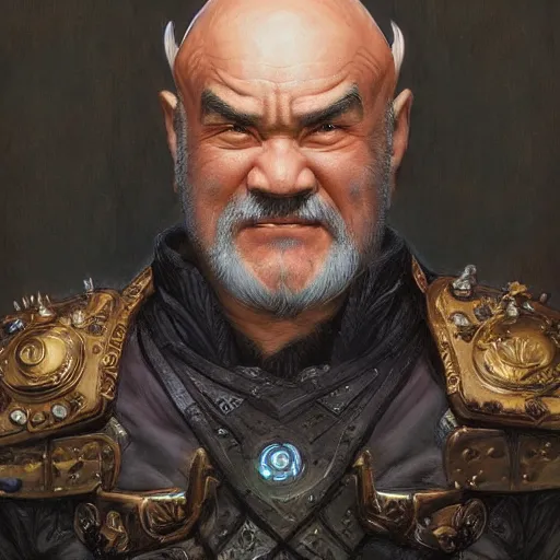 Image similar to Heihachi Mishima as a fantasy D&D character, portrait art by Donato Giancola and Bayard Wu, digital art, trending on artstation, 4k