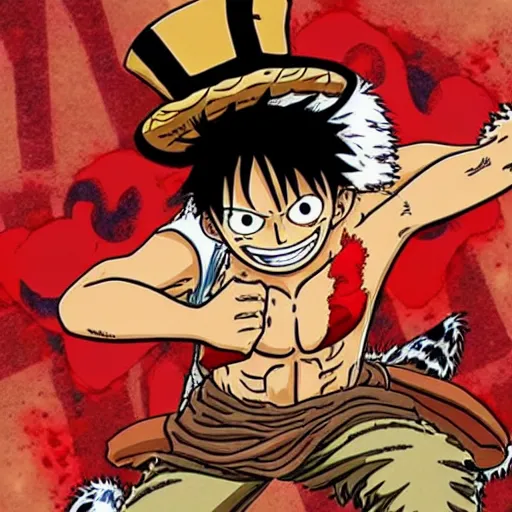 Image similar to luffy as cheetah