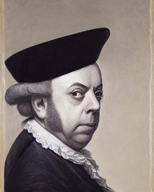 Image similar to upper body portrait of paul giamatti! as united states president john adams, 1 8 0 1, paul giamatti, official portrait, oil on canvas by anton otto fischer, trending on artstation