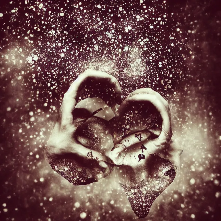 Image similar to double exposure of love, symbols of live, explosion, love is the most relevant theme, love is infinity, love is begin of all, 8 k resolution, artistic mode, artistic, trending on instagram, long exposure, love art, serious, fantasy and dreams vibes, mushrooms style and macro style, spawn, spruce vibes