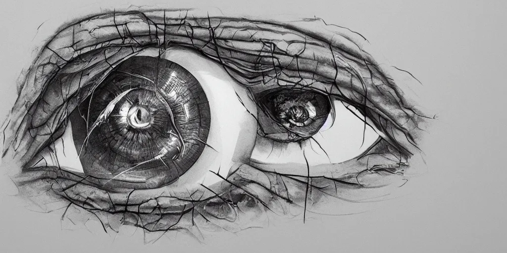 Image similar to detailed eye, neurophysiology, trending on artstation