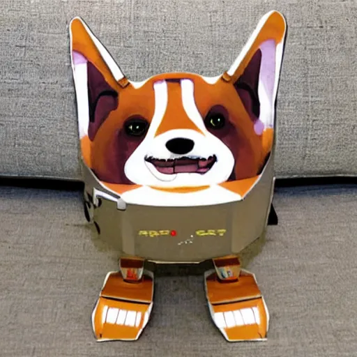 Prompt: robot corgi