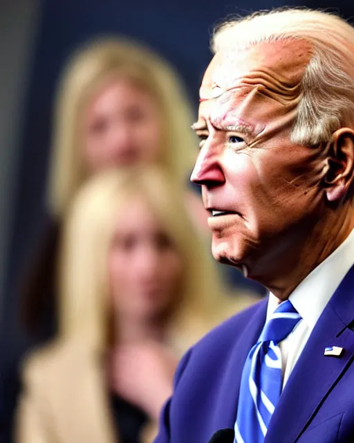 Image similar to joe biden sniffing young girls and smuggling fake votes