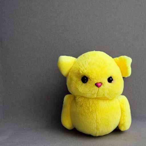 Image similar to lemon plush toy, photo