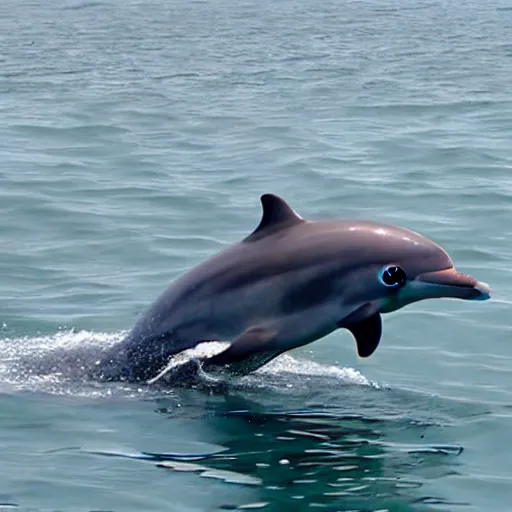 Prompt: Bottlenose dolphin senator, dolphin speaking at Congress, representing Atlantic ocean, C-SPAN footage