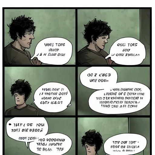 Prompt: Tim Buckley loss comic in real life