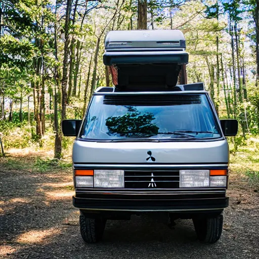 Image similar to 1990 Mitsubishi Delica L300, (Sony a7R IV, symmetric balance, polarizing filter, Photolab, Lightroom, 4K, Dolby Vision, Photography Award)