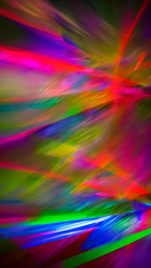 Image similar to speed light painting long exposure abstract prism colorfull speed