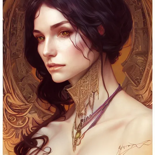 Prompt: Reyna From Valorant, bleeding, D&D, fantasy, intricate, elegant, highly detailed, digital painting, artstation, concept art, smooth, sharp focus, illustration, art by artgerm and greg rutkowski and alphonse mucha