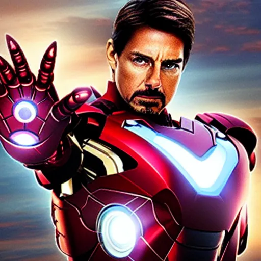 Image similar to tom cruise as iron man