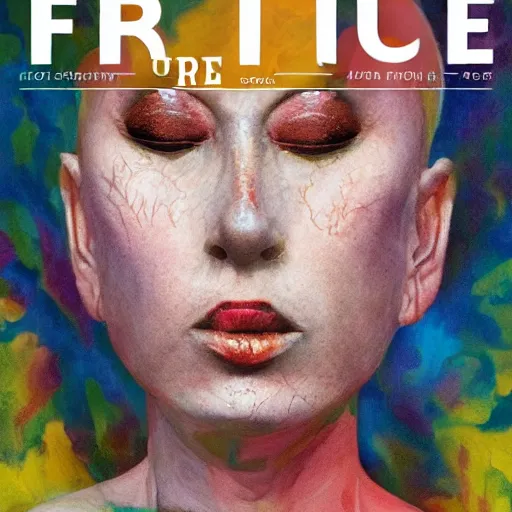 Prompt: hi fructose magazine cover