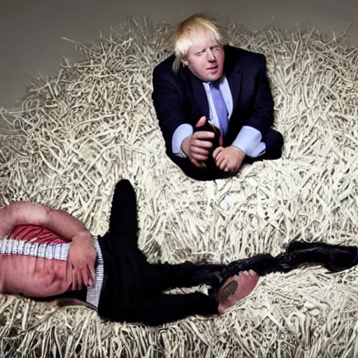 Prompt: Never watch a documentary about Boris Johnson Before you hit the hay Cause you'll have a nightmare about Boris Johnson Ah, Boris Johnson! Go away!