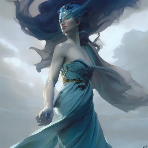 Prompt: goddess of storms, organic painting, matte painting, bold shapes, hard edges, aesthetic octane render, unreal engine, trending on artstation, by greg manchess, huang guangjian, gil elvgren, sachin teng, greg rutkowski, magali villeneuve, artgerm, jeremy lipkin, michael garmash and, rey