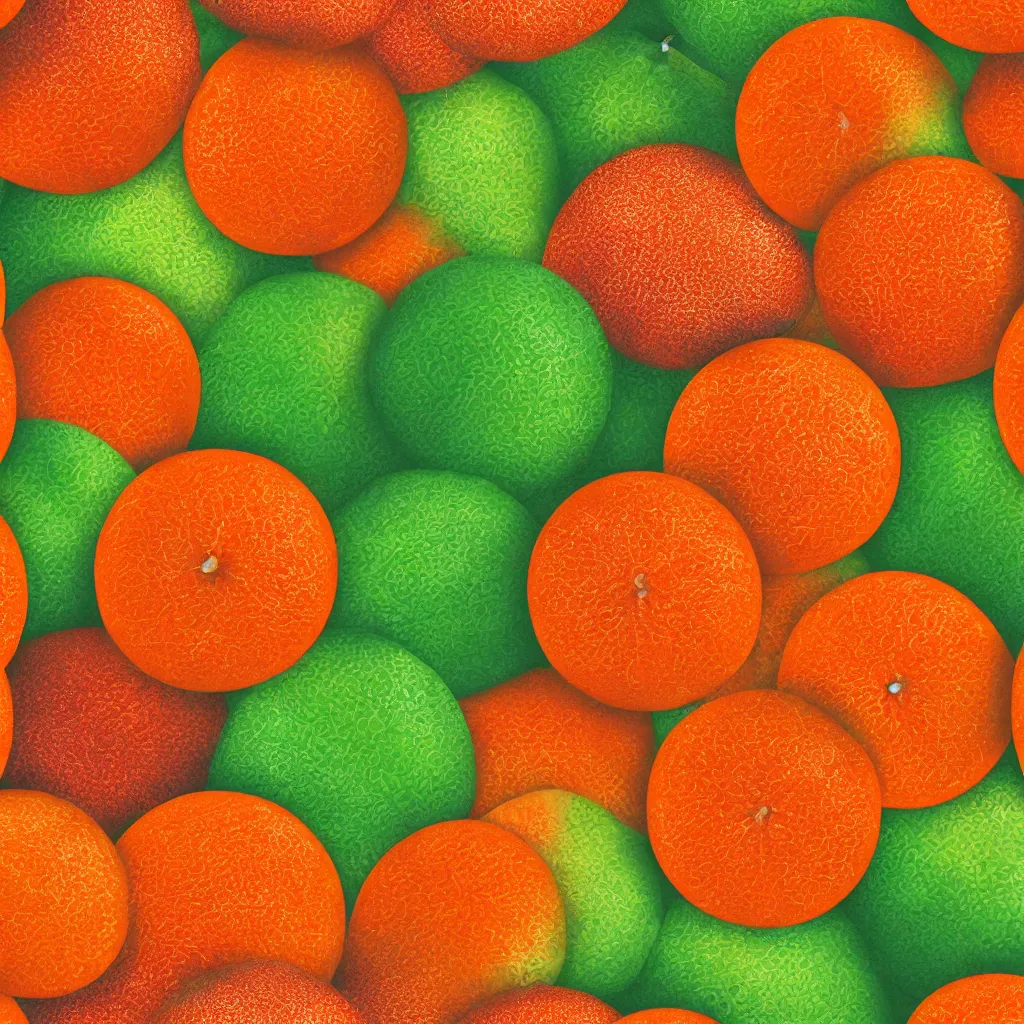 Prompt: seamless orange fruit texture art, 4k