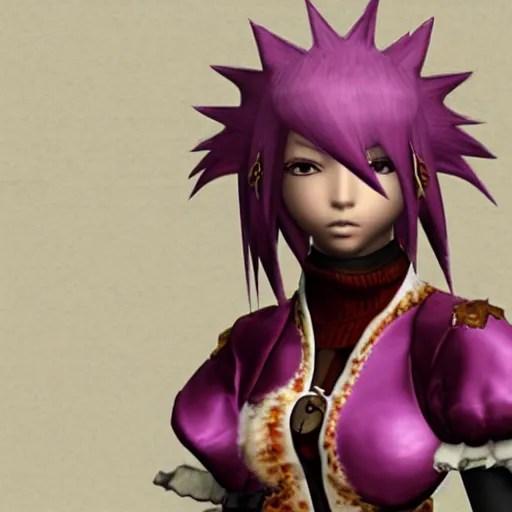 Image similar to garnet final fantasy 9 character