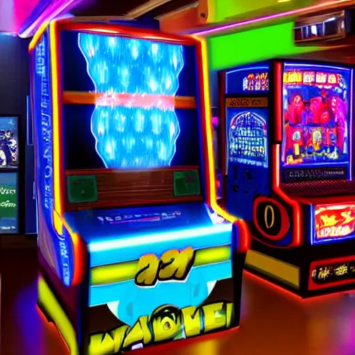 Image similar to a ddr machine with people playing it in the year 1 9 9 9 in japan, photorealistic, ultra realistic, hd, 8 k