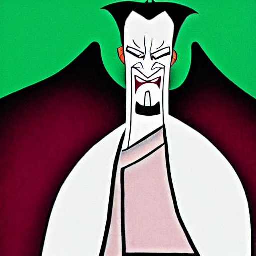 Prompt: a portrait of aku from the show samurai jack by genndy tartakovsky