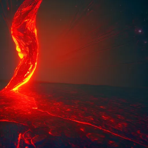 Image similar to a cosmic lava lamp, dynamic lighting, fantasy concept art, trending on art station, stunning visuals, creative, cinematic, ultra detailed