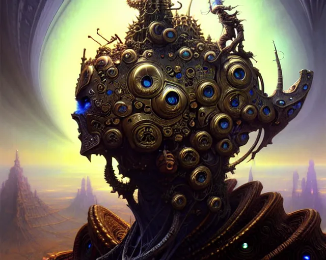 Prompt: the stronghold of good, fantasy character portrait made of fractals facing each other, ultra realistic, wide angle, intricate details, the fifth element artifacts, highly detailed by peter mohrbacher, hajime sorayama, wayne barlowe, boris vallejo, aaron horkey, gaston bussiere, craig mullins