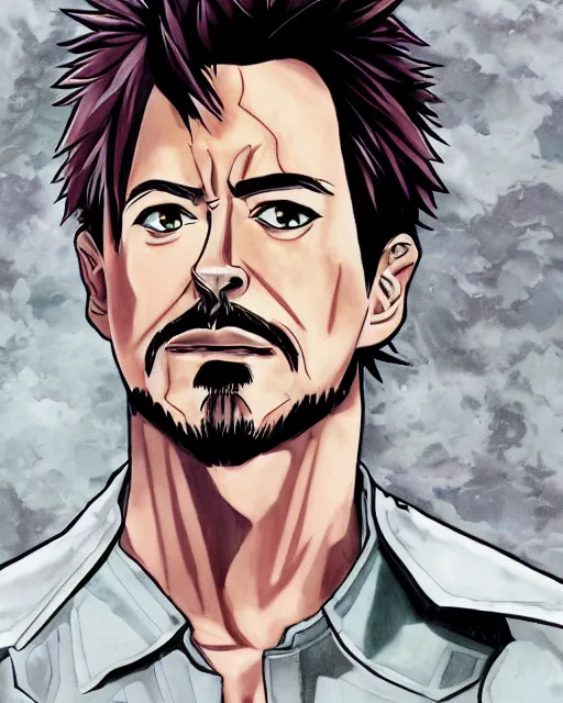 Anime portrait of Tony Stark in style of Abec | Stable Diffusion | OpenArt