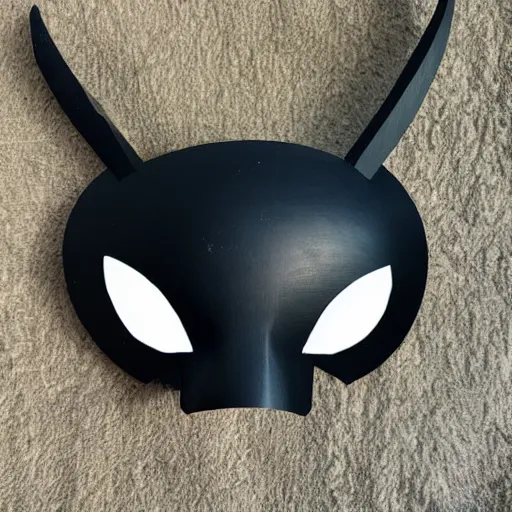 Prompt: hollow knight wooden mask