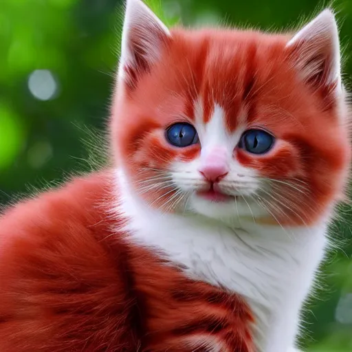 Image similar to adorable crimson kitten