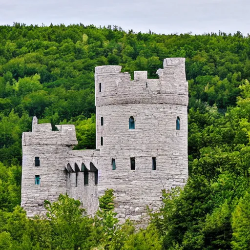 Prompt: castle in the bruce peninsula