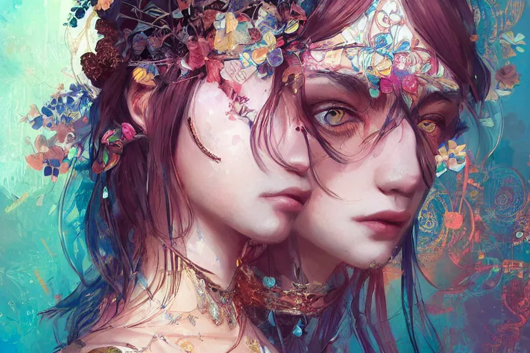 Prompt: a beautiful bohemian girl, intricate, highly detailed, digital painting, official media, anime key visual, concept art, rich vivid colors, ambient lighting, sharp focus, illustration, art by wlop