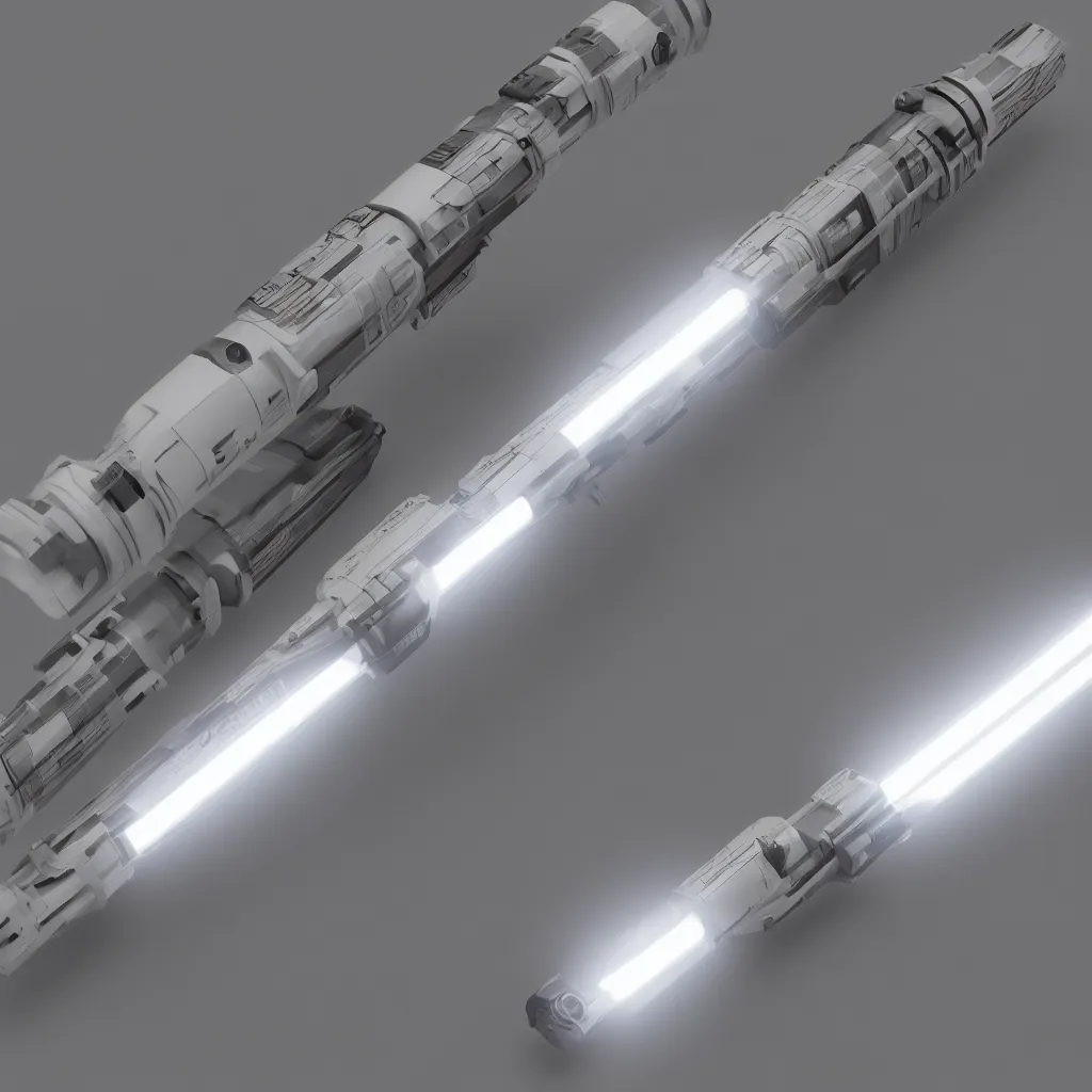 Prompt: lightsaber but pure white, hyper detailed, digital art, trending in artstation, cinematic lighting, studio quality, smooth render, unreal engine 5 rendered, octane rendered, 8 k