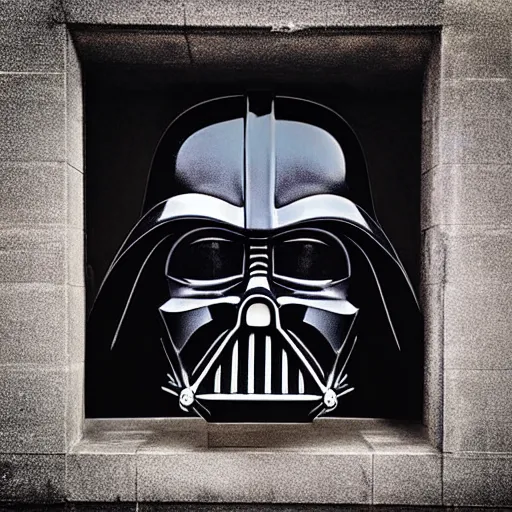 Image similar to “ photography, portrait of darth vader in hogwards ”