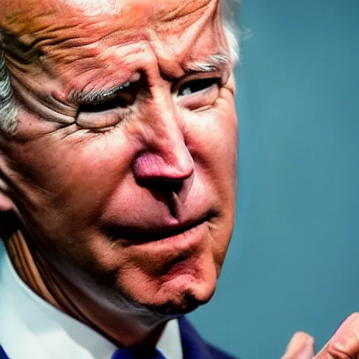 Image similar to joe biden smoking a blunt