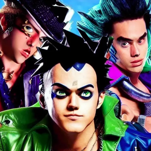 Prompt: jojo's bizarre adventure live action