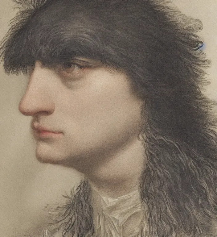 Image similar to a breathtakingly stunningly beautifully highly detailed portrait of a majestic raven, by sidney cooper and rosetti and turner, 4 k