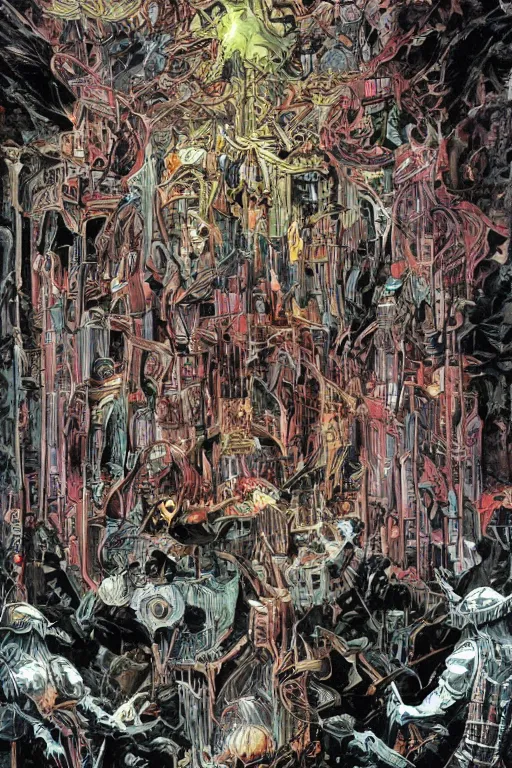 Image similar to castle by Philippe Druillet