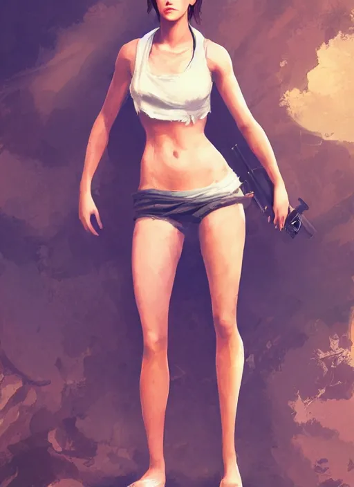 Prompt: highly detailed full body portrait of emma watson gta 5 art, seductive, unreal engine, fantasy art by greg rutkowski